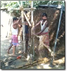 Drilling a Well by Hand